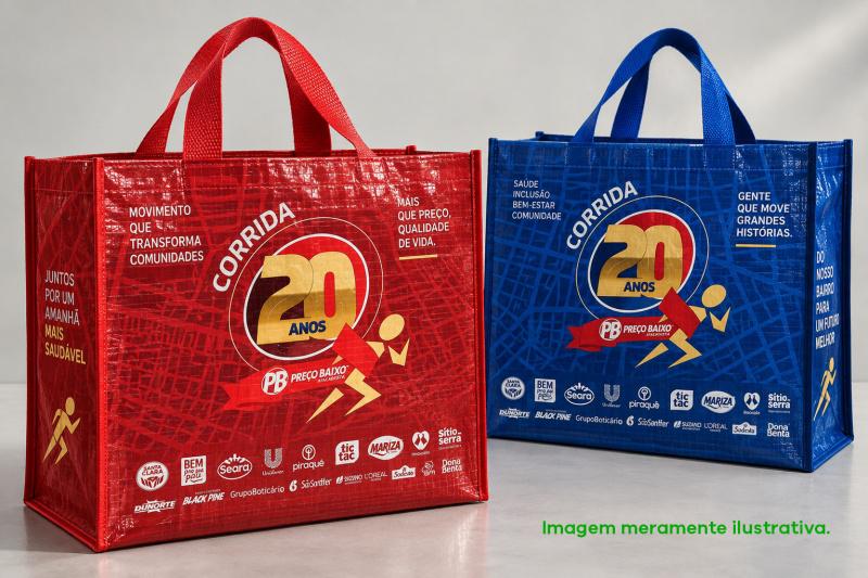 Ecobag ráfia personalizada para empresas, eventos e supermercados