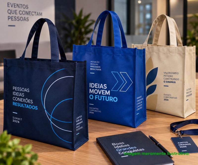 Fábrica de sacolas ecológicas para empresas e grandes projetos